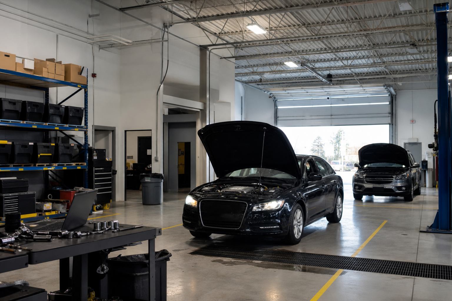 Inspection bay atmosphere